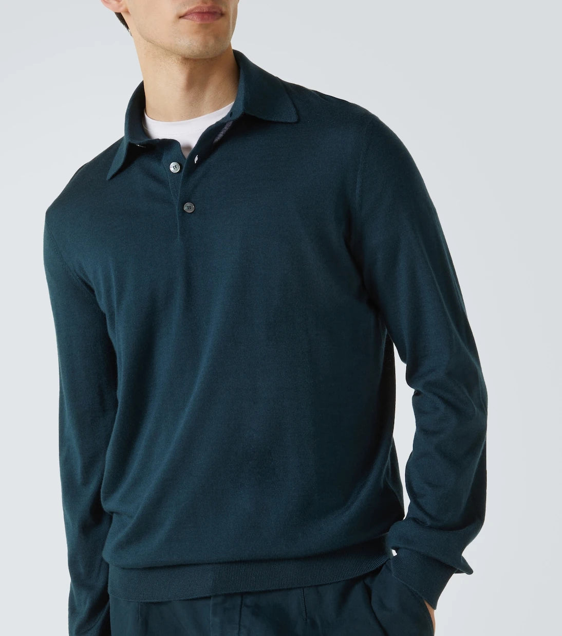 Zegna - Cashmere and silk polo shirt