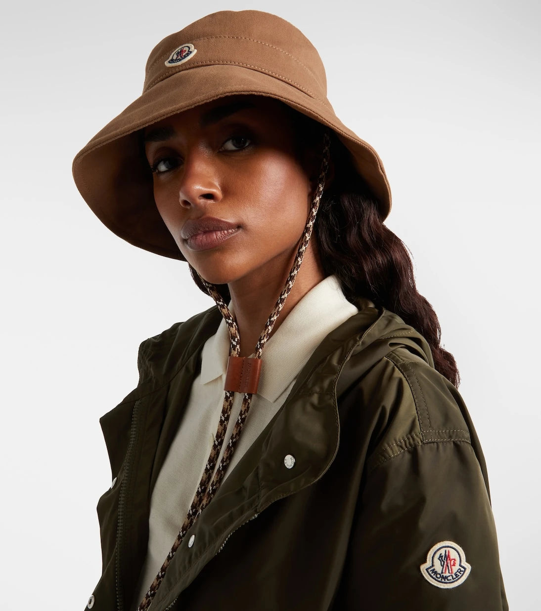 Moncler - Logo cotton canvas bucket hat