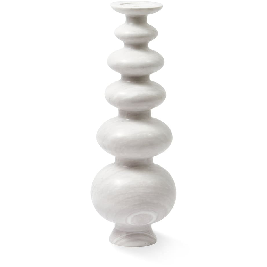 Polished Marble Heritage Sphere Candle Holder (40cm)