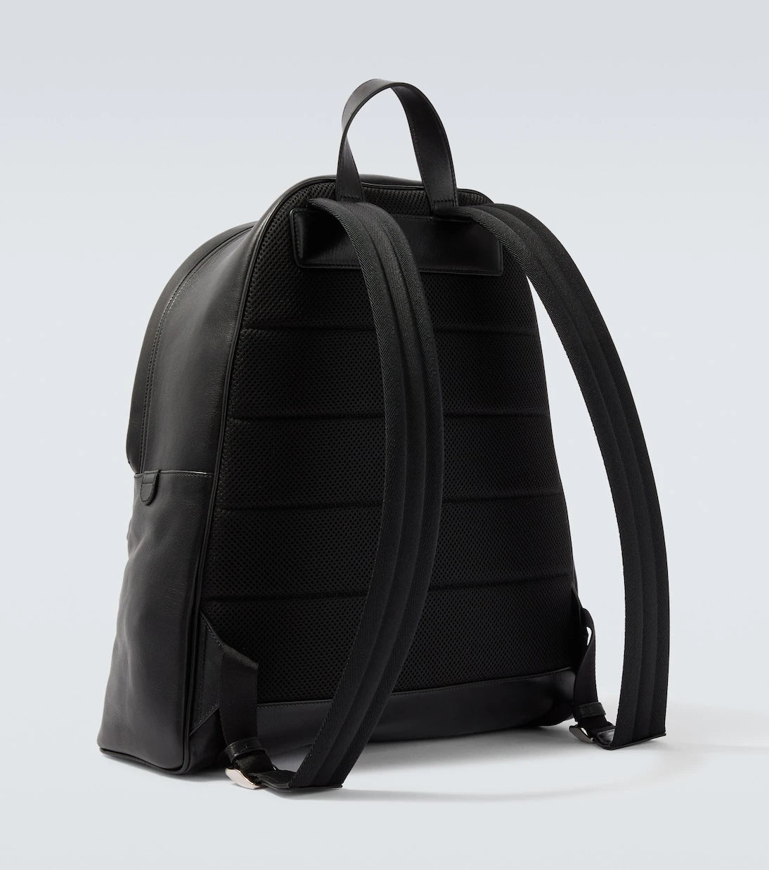 Gucci - Web Stripe leather backpack