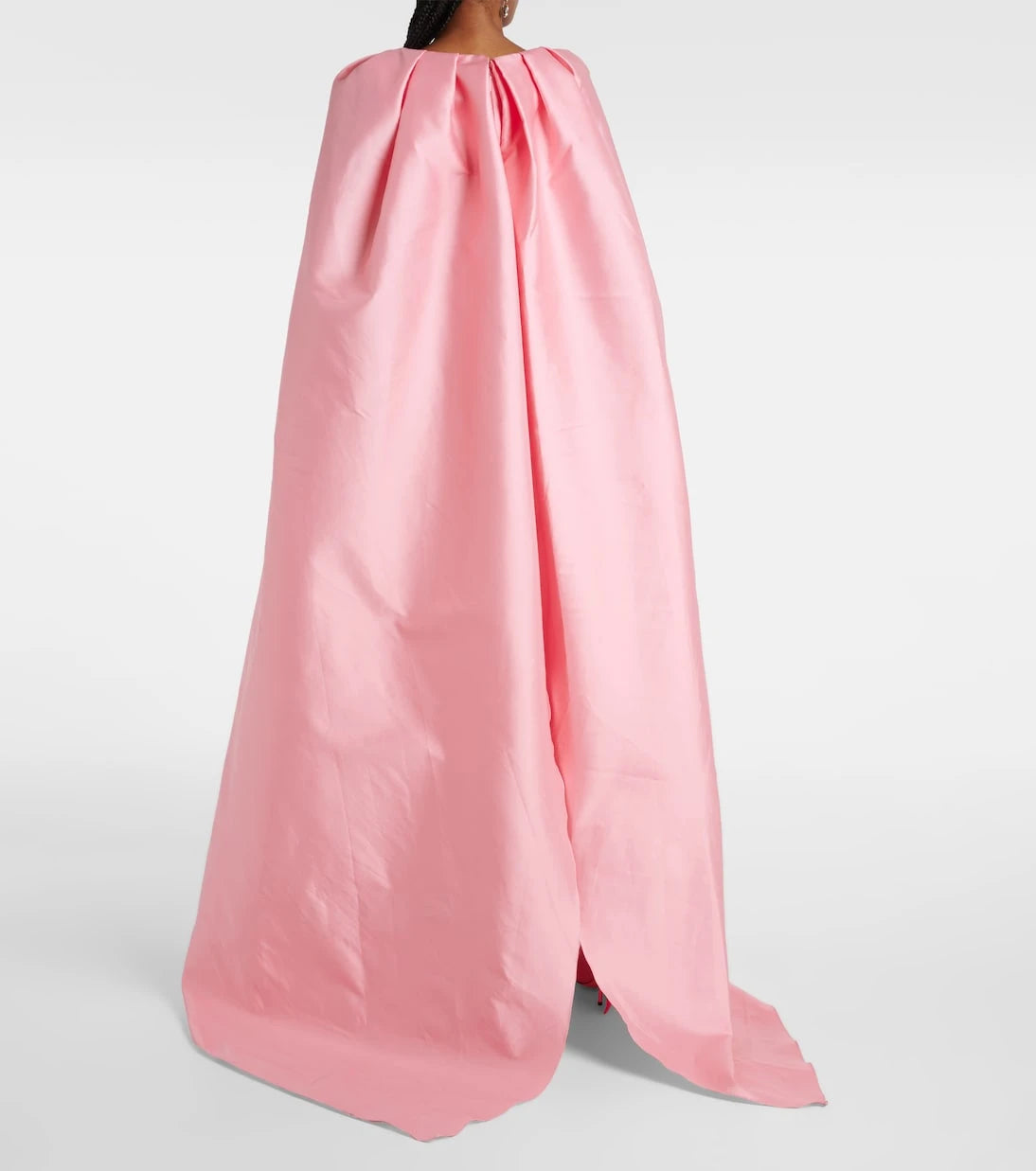 Monique Lhuillier - Caped mikado gown