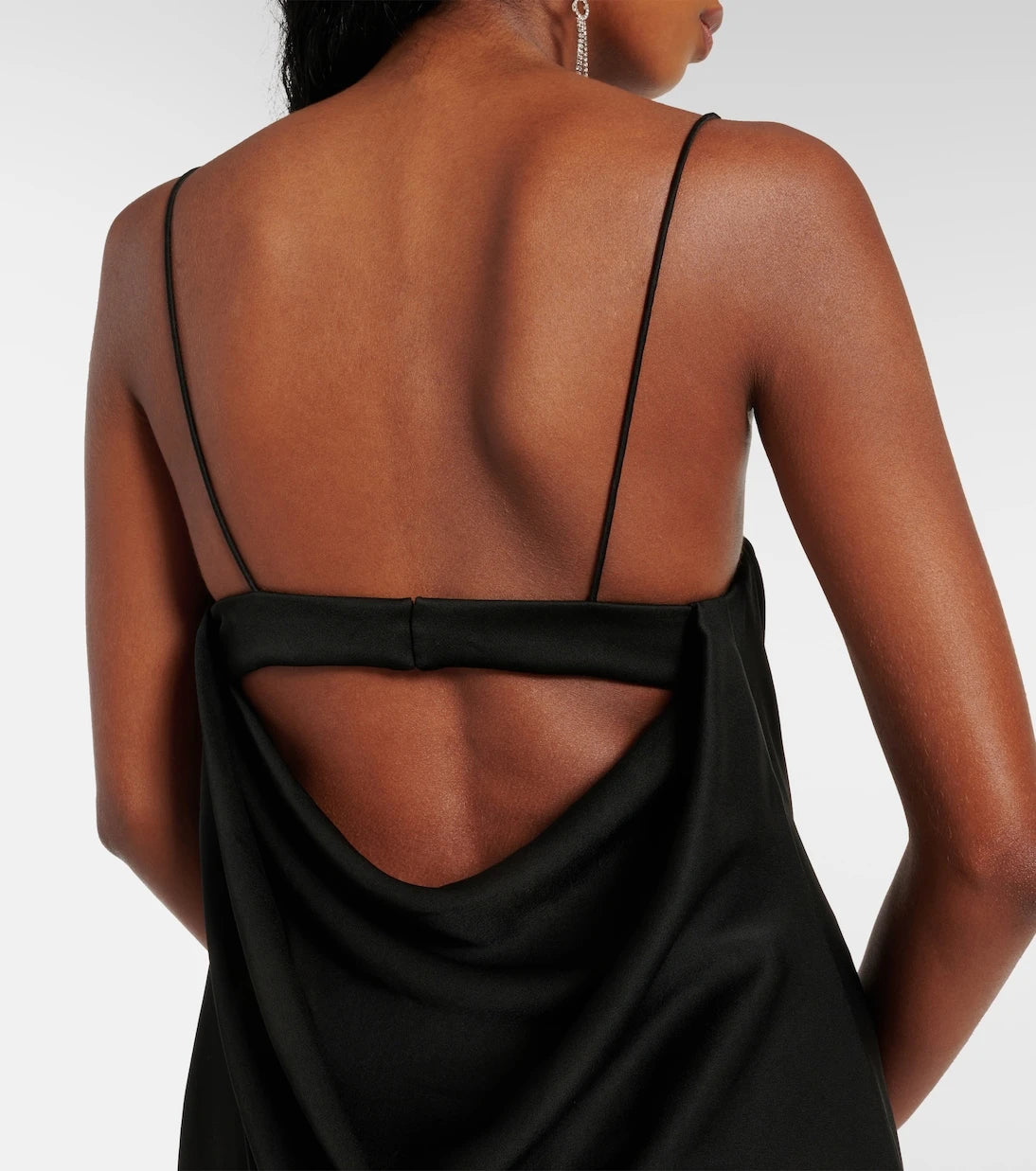 Alex Perry - Cutout draped satin crêpe minidress