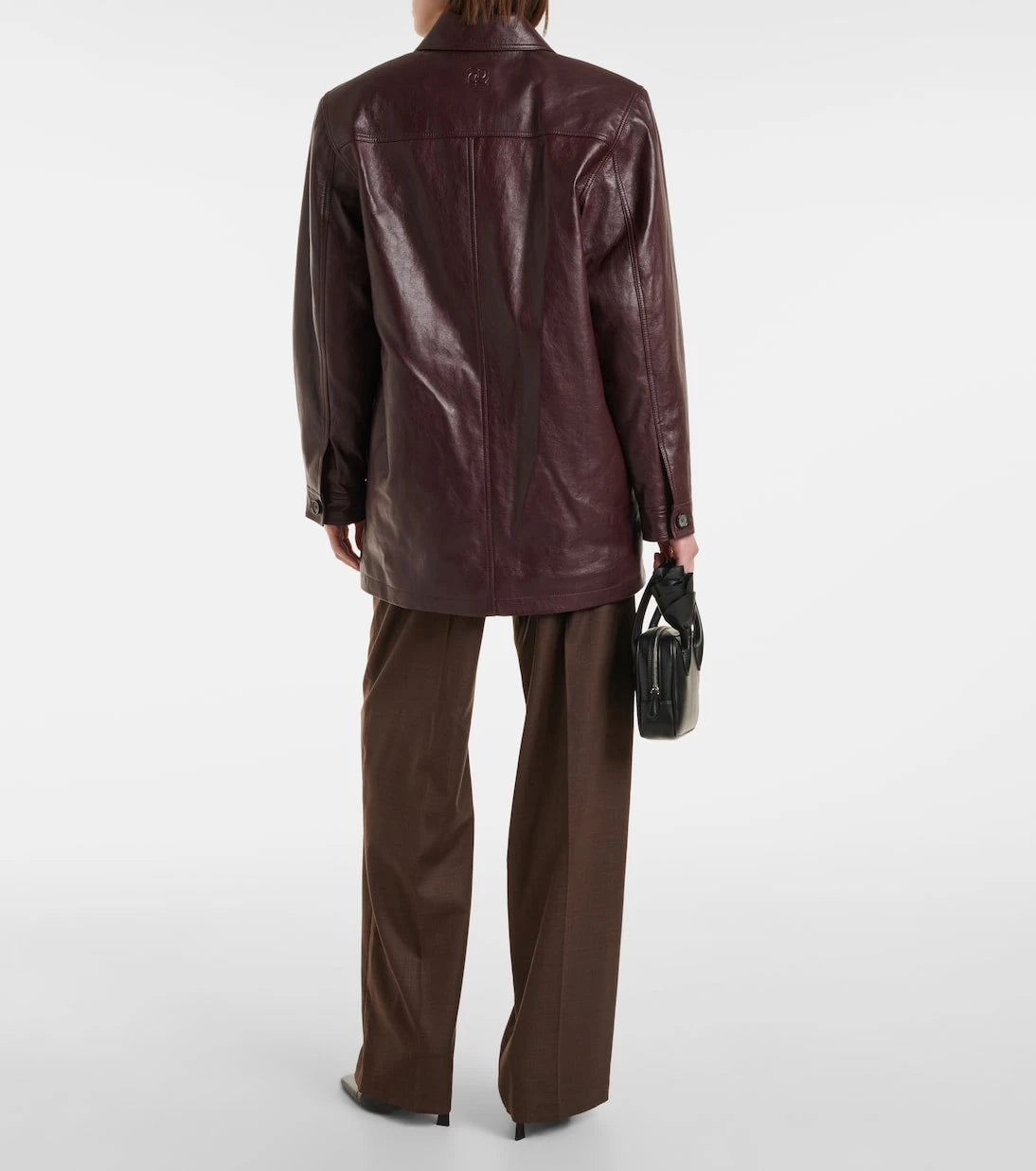 Magda Butrym - Oversized leather jacket