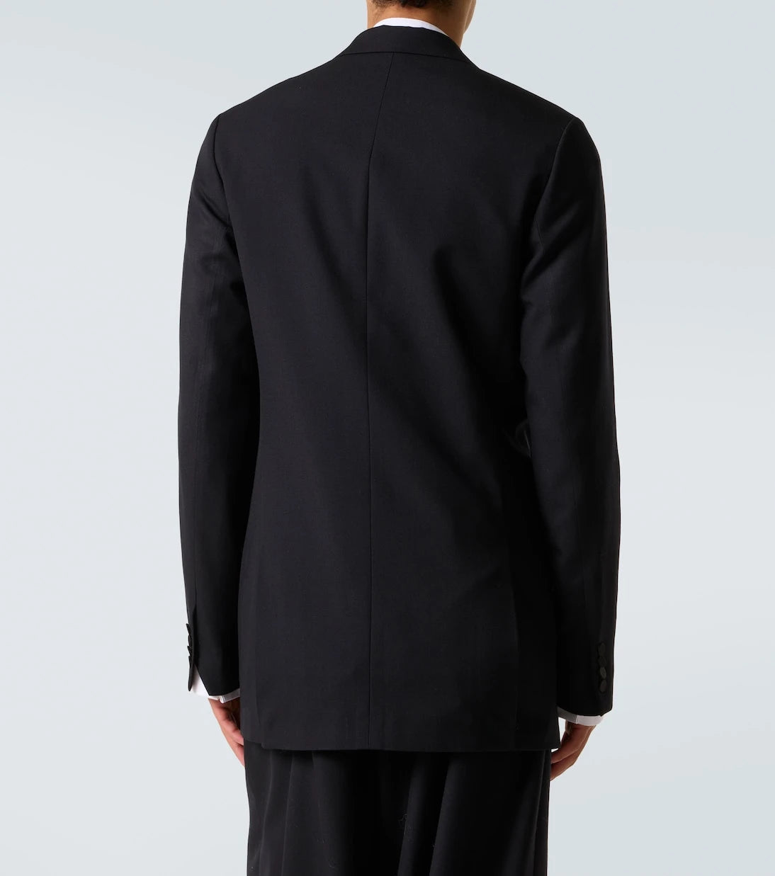 Dries Van Noten - Double-breasted wool and silk suit jacket
