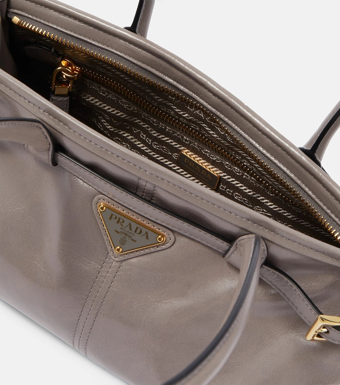 Prada - Prada Bonnie Medium leather shoulder bag