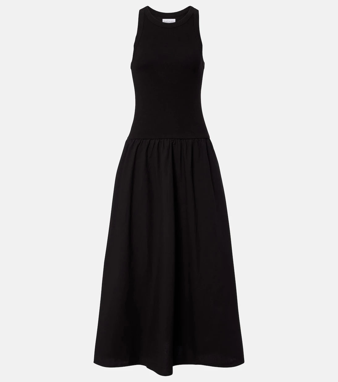 Velvet - Romilly cotton-blend midi dress
