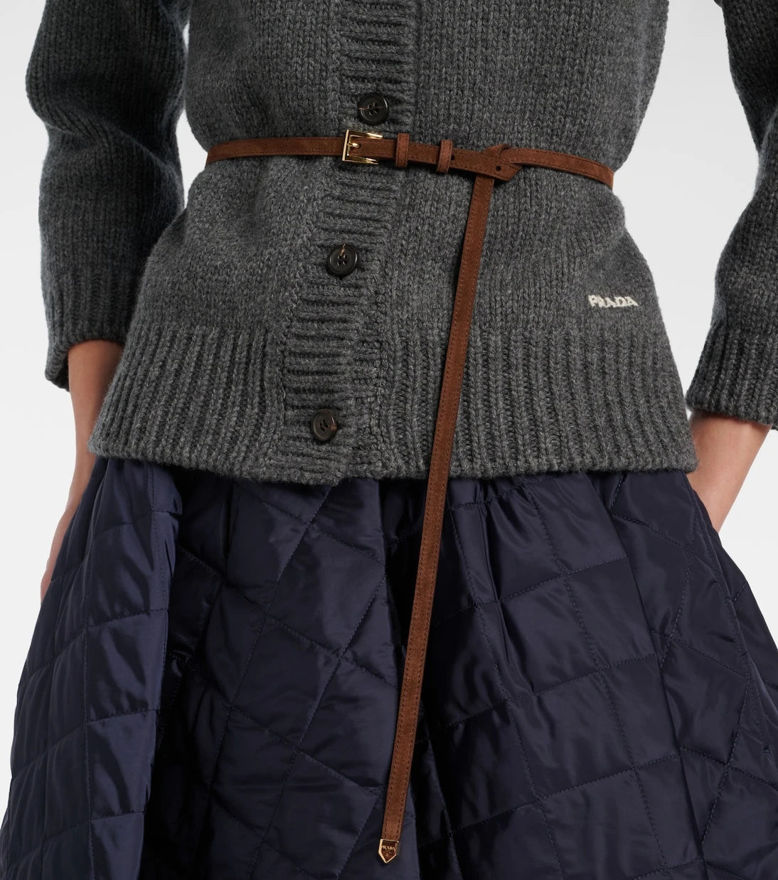 Prada - Suede belt