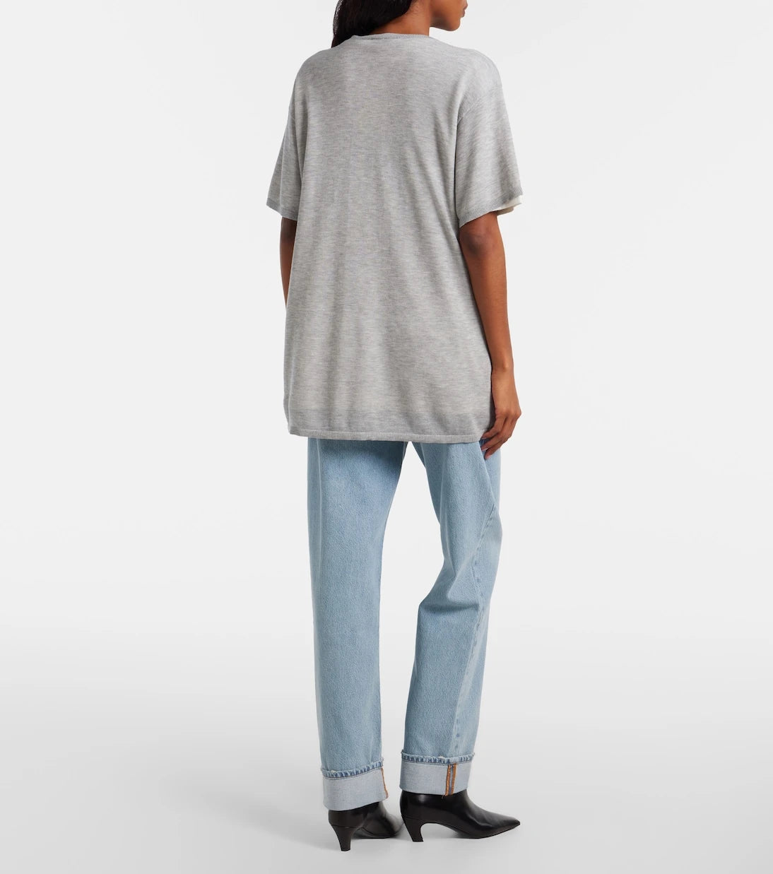 Frame - The Hang Cuff straight jeans