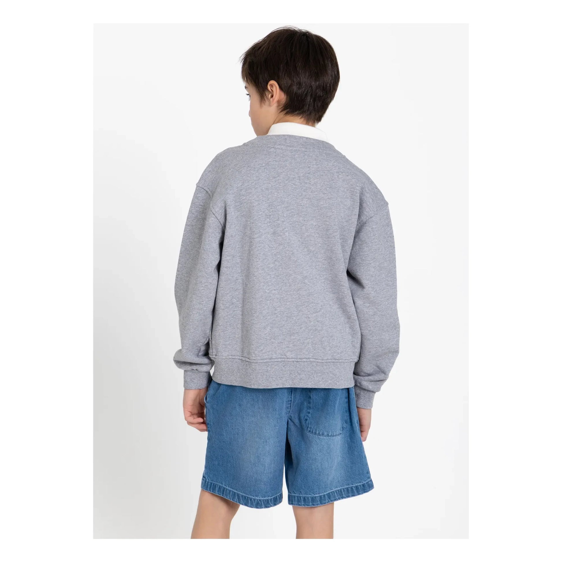 Smallable Kid - Ostmark organic cotton cardigan | Heather grey