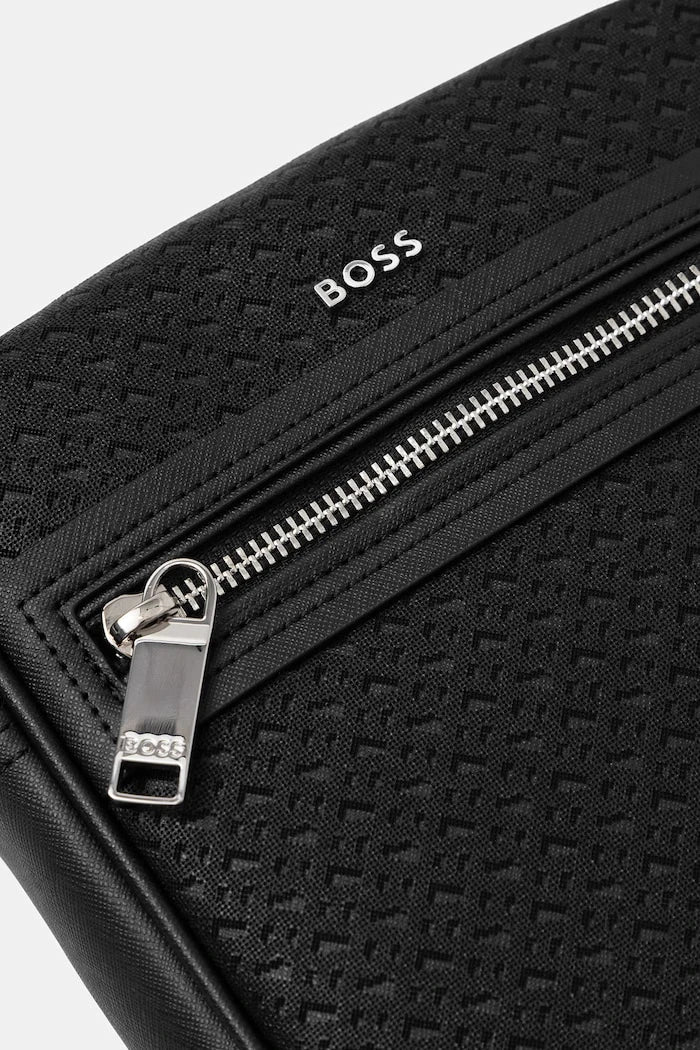 BOSS erkek omuz çantası suni deriden