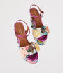 Embellished Floral Kensington Platform Sandals
