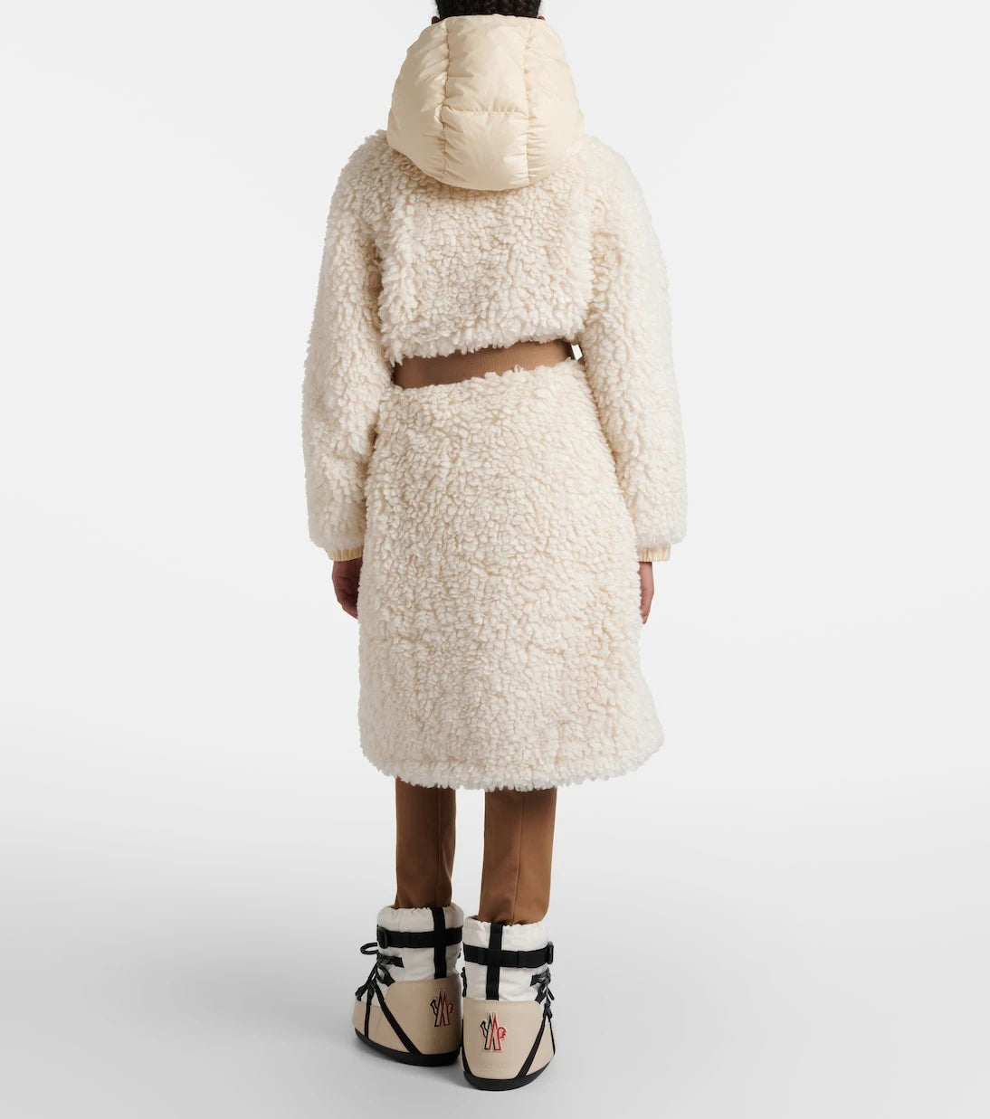 Moncler Grenoble - Blavet hooded teddy down coat