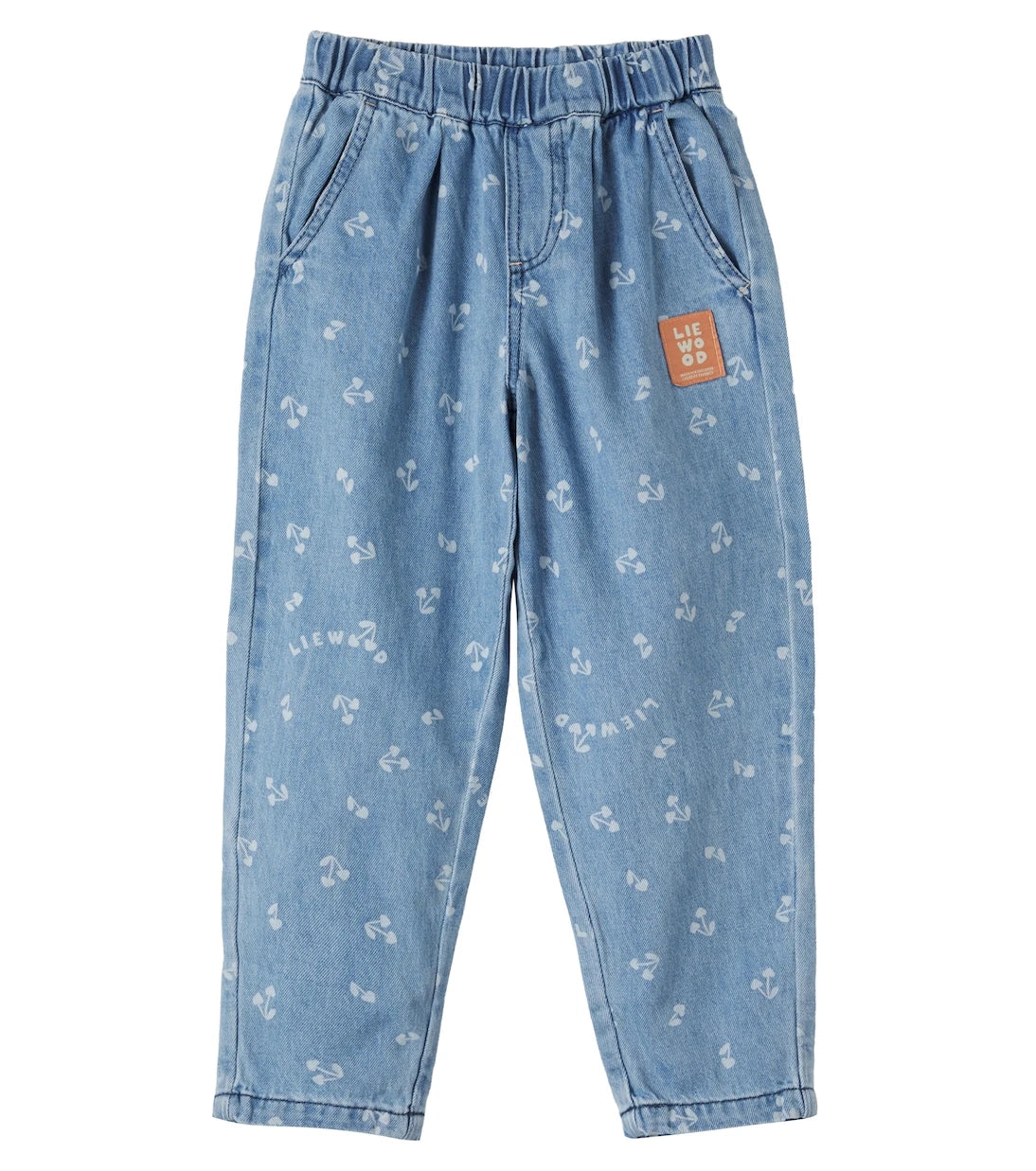 Liewood - Borris printed barrel-leg jeans
