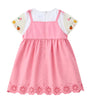 Cotton Embroidered Dress (2-7 Years)
