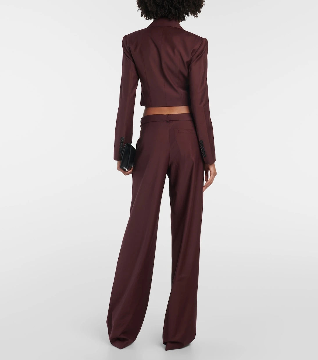 Aya Muse - Sylva cropped wool blazer