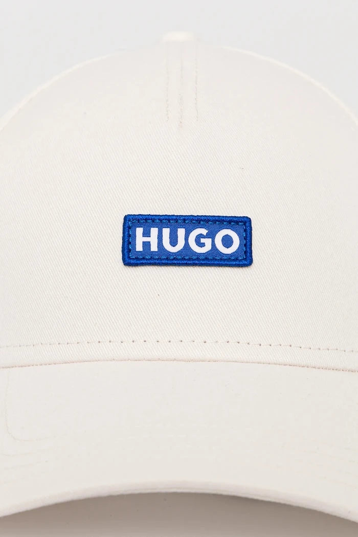 Памучна шапка с козирка Hugo Blue Alyce