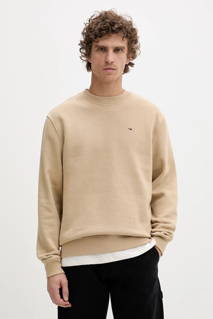 Tommy Jeans erkek pamuklu sweatshirt