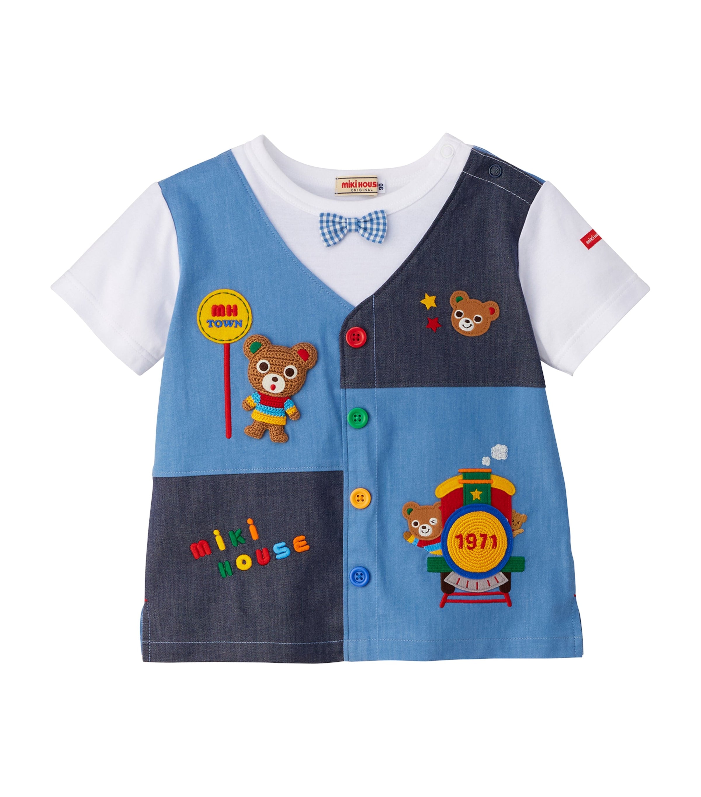 Miki House Cotton Pucci Train T-Shirt (2-5 Years)