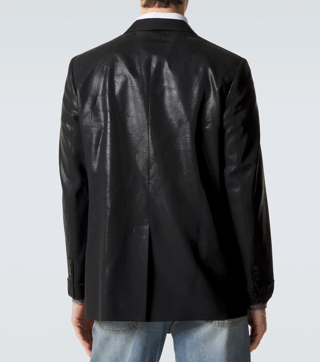 Maison Margiela - Double-breasted virgin wool blazer