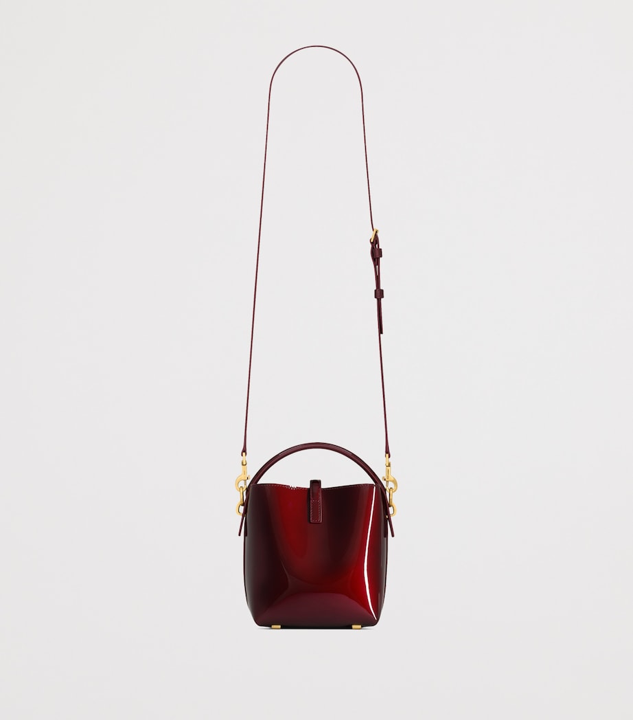 Red Mini Le 37 Bucket Bag