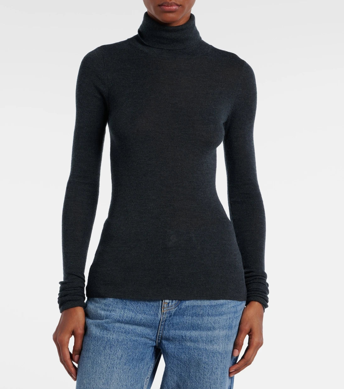 The Frankie Shop - Utica Thin wool and silk turtleneck sweater
