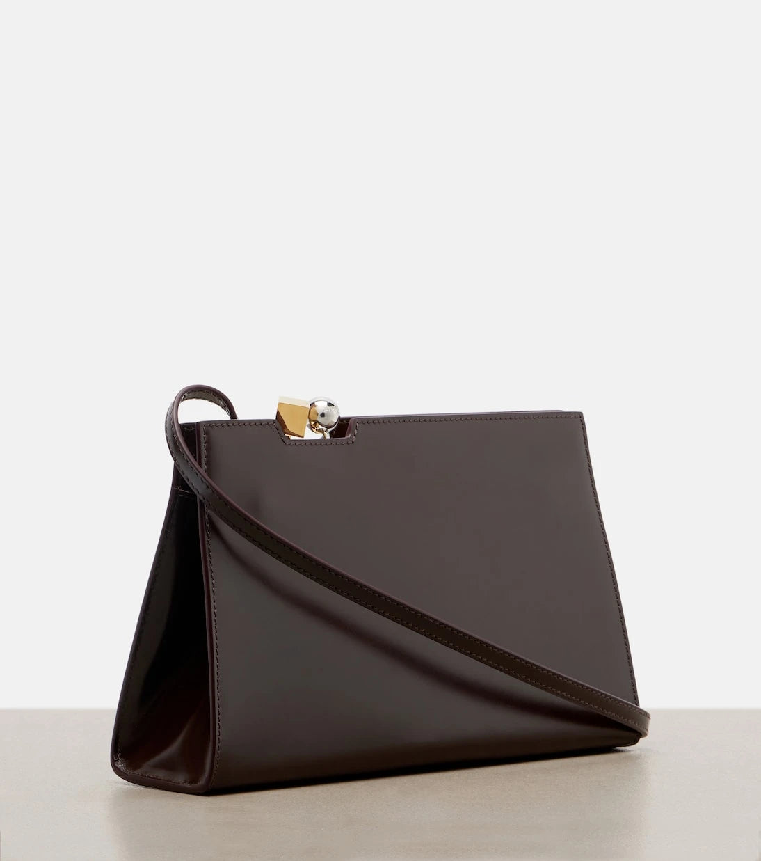 Jacquemus - Salon leather clutch