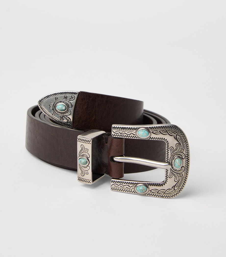 Calfskin Western Belt