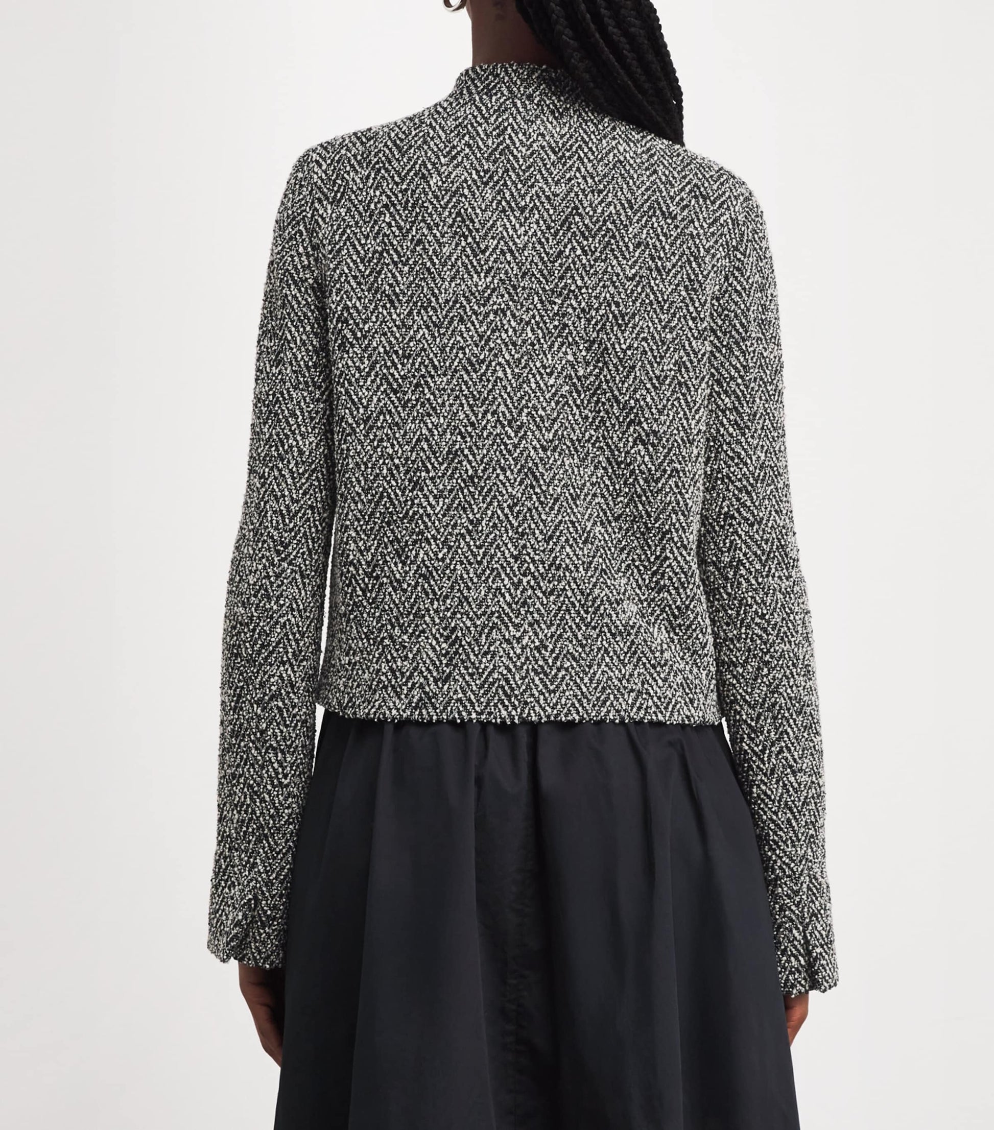 Max Mara Black Tweed Jacket