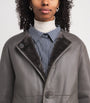 Arma Brown Shearling-Lambskin Reversible Lucine Jacket