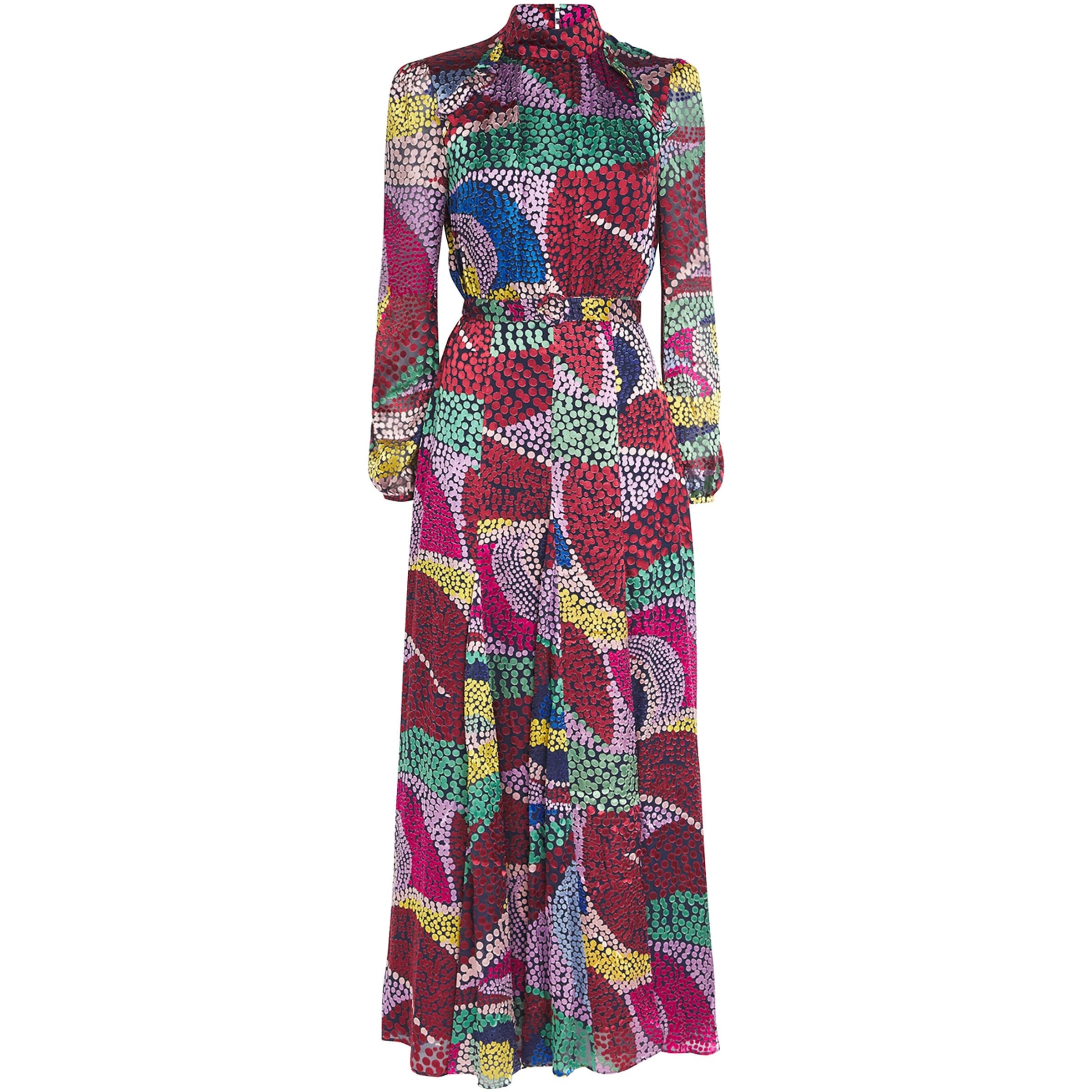 Silk Jacqui B Midi Dress