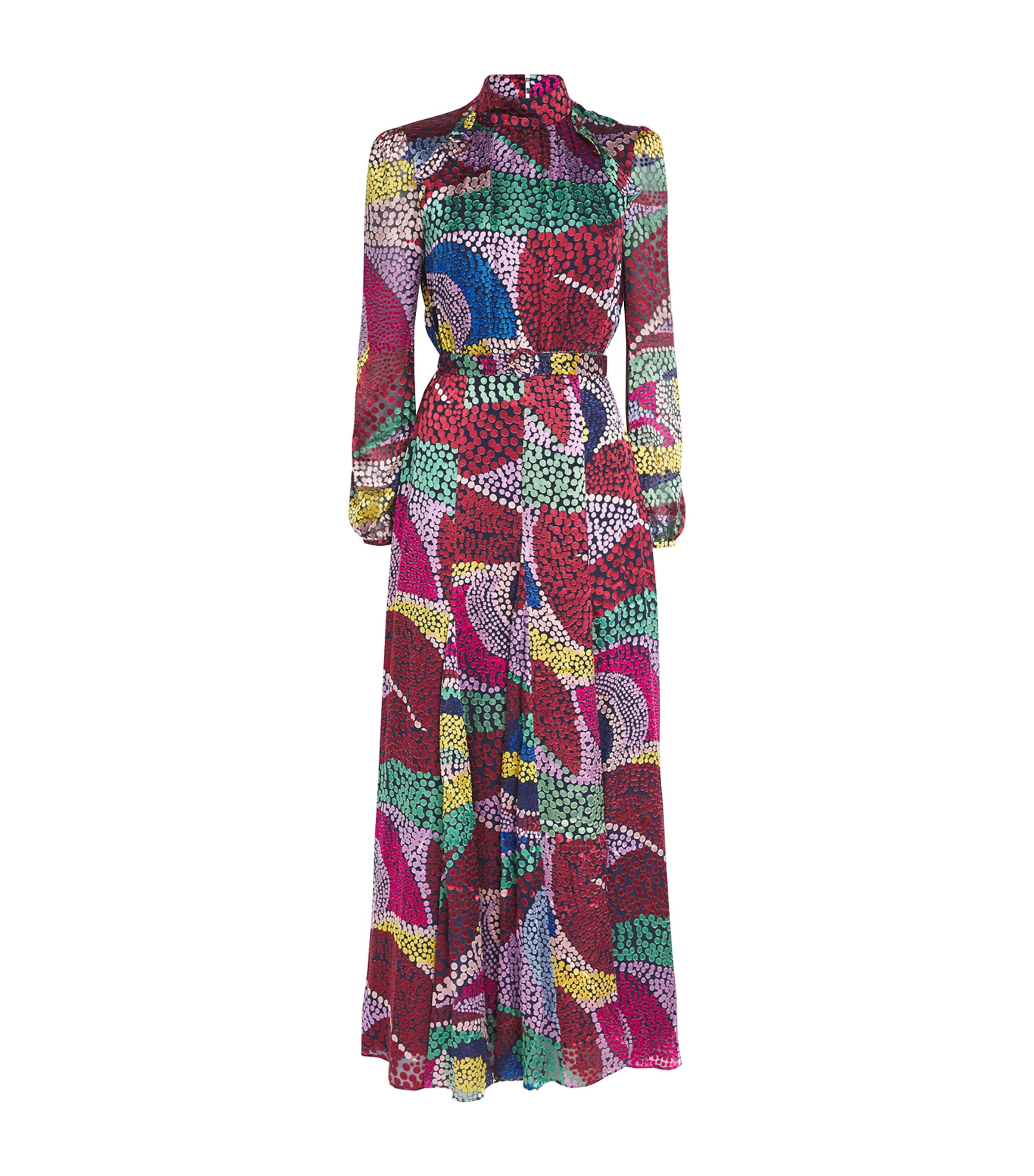 Silk Jacqui B Midi Dress