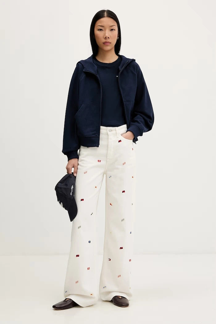 Tommy Jeans kadın pamuklu tişört