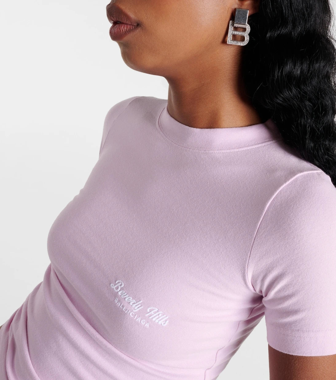 Balenciaga - Printed cotton jersey T-shirt