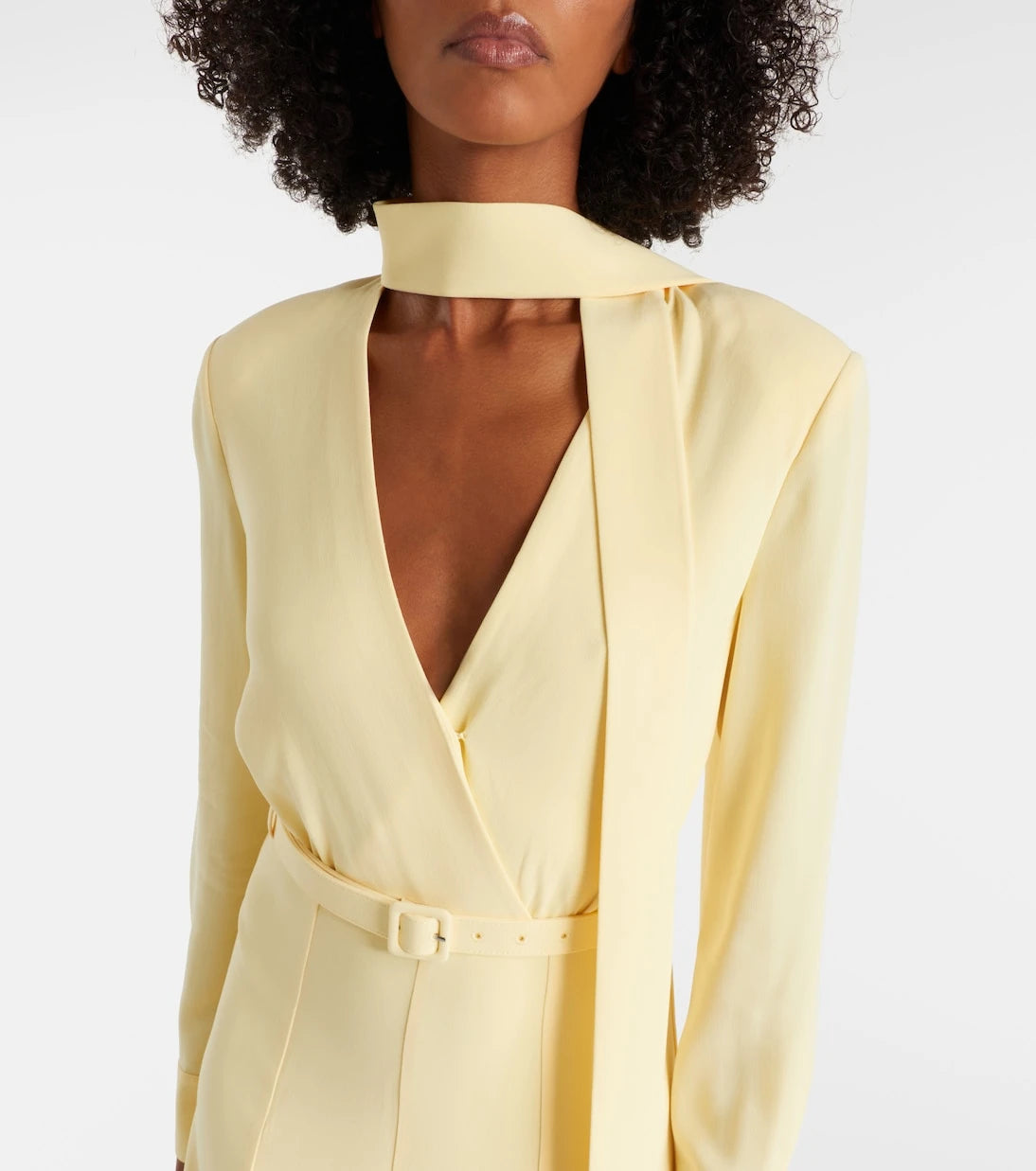 Roland Mouret - Belted cady midi dress
