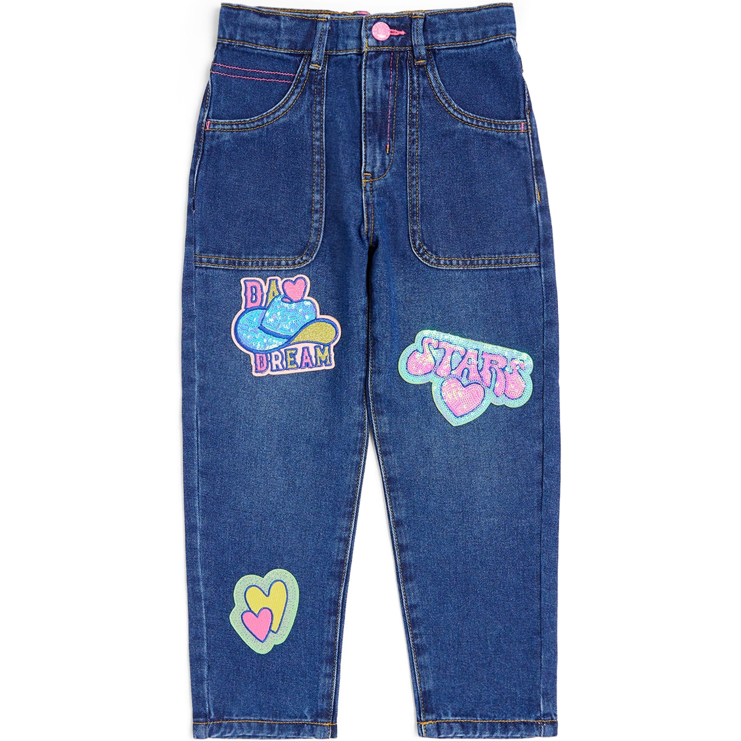 Sequin-Applique Jeans (2-6 Years)