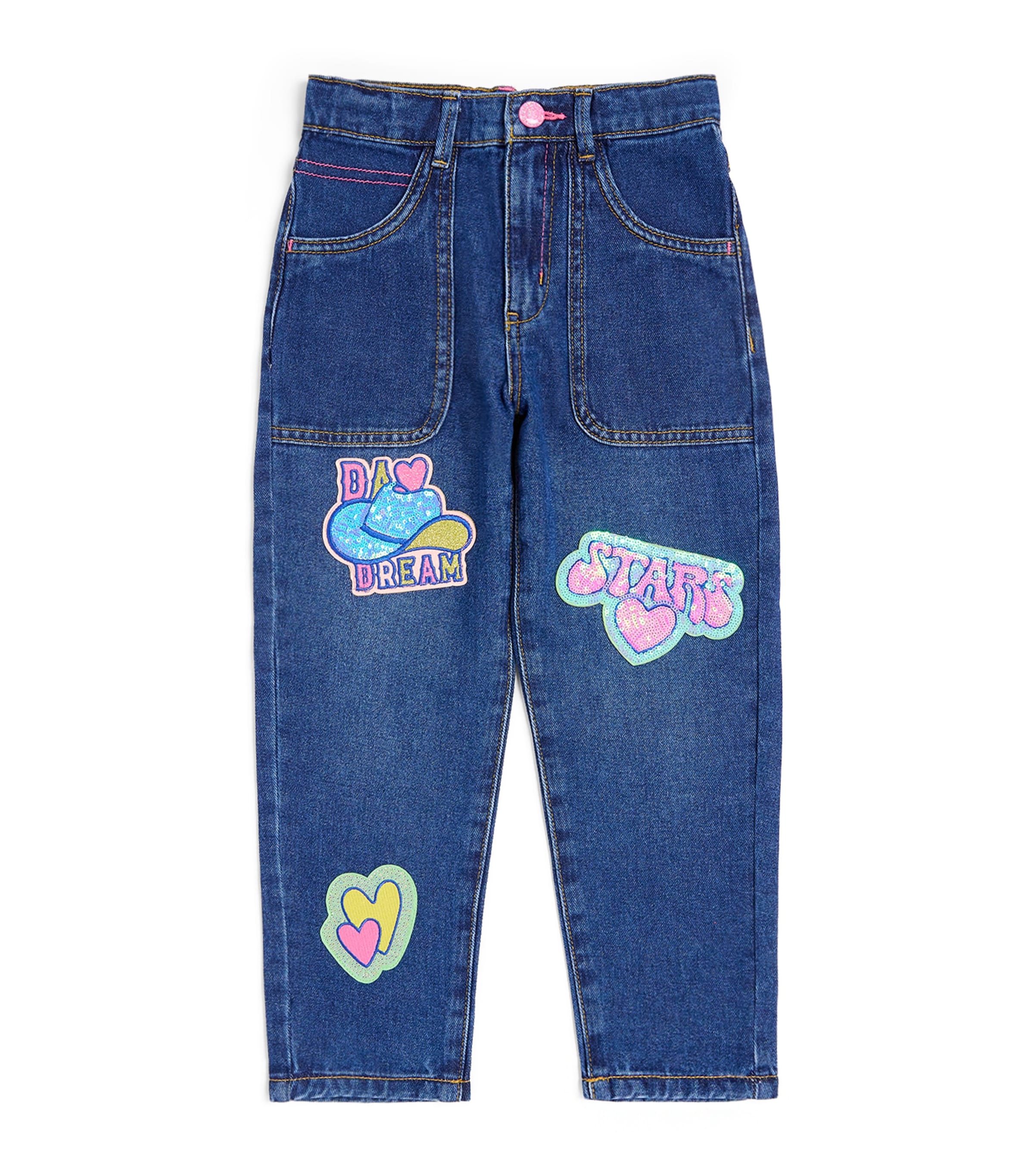 Sequin-Applique Jeans (2-6 Years)