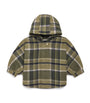 Chloé Kids Check Hooded Cape (6-18 Months)