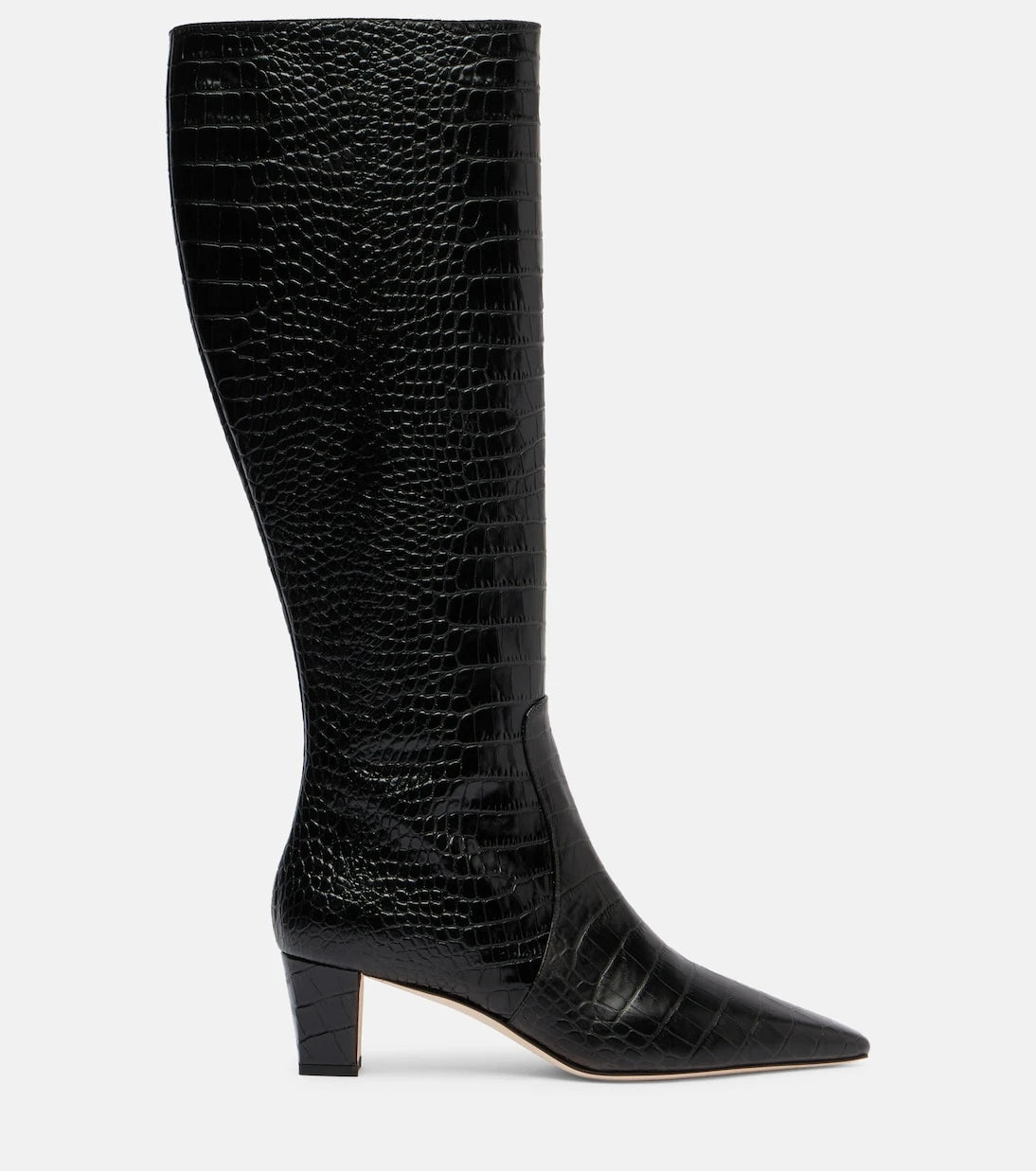 Manolo Blahnik - Penelope leather knee-high boots