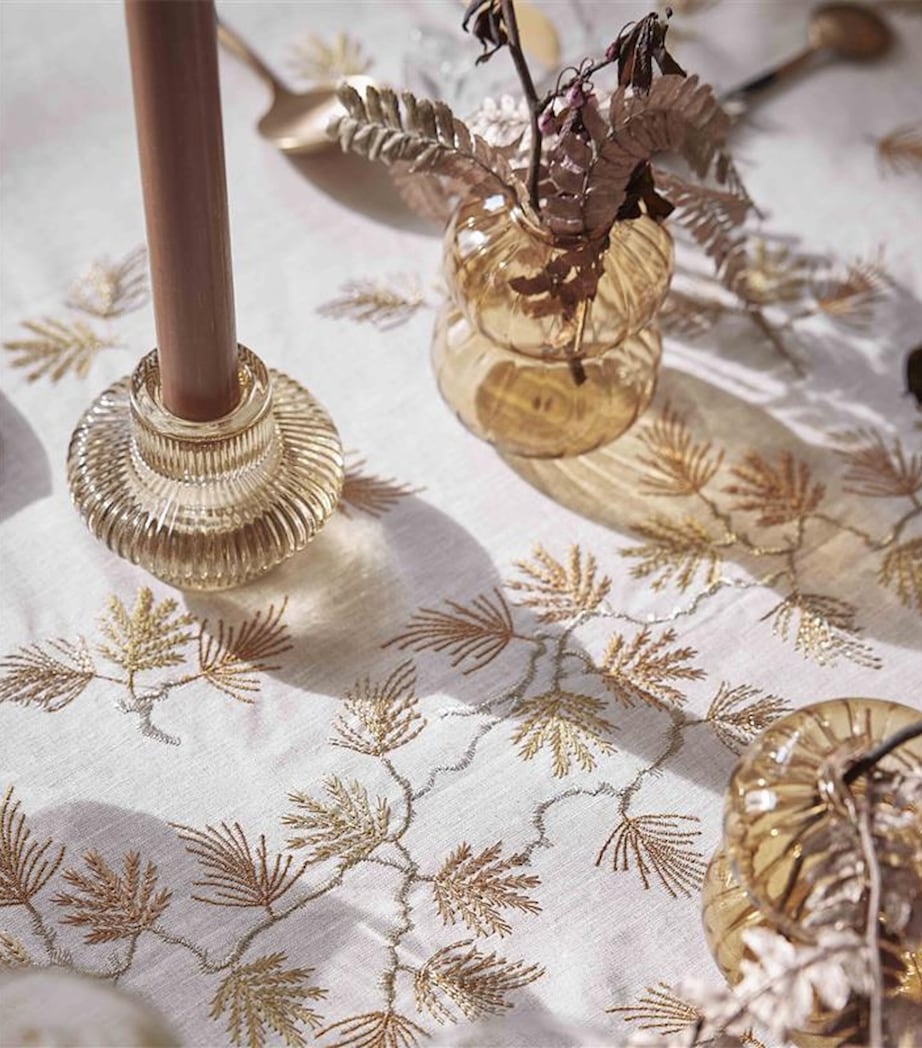 Alexandre Turpault Linen Ramage Tablecloth (170cm x 250cm)