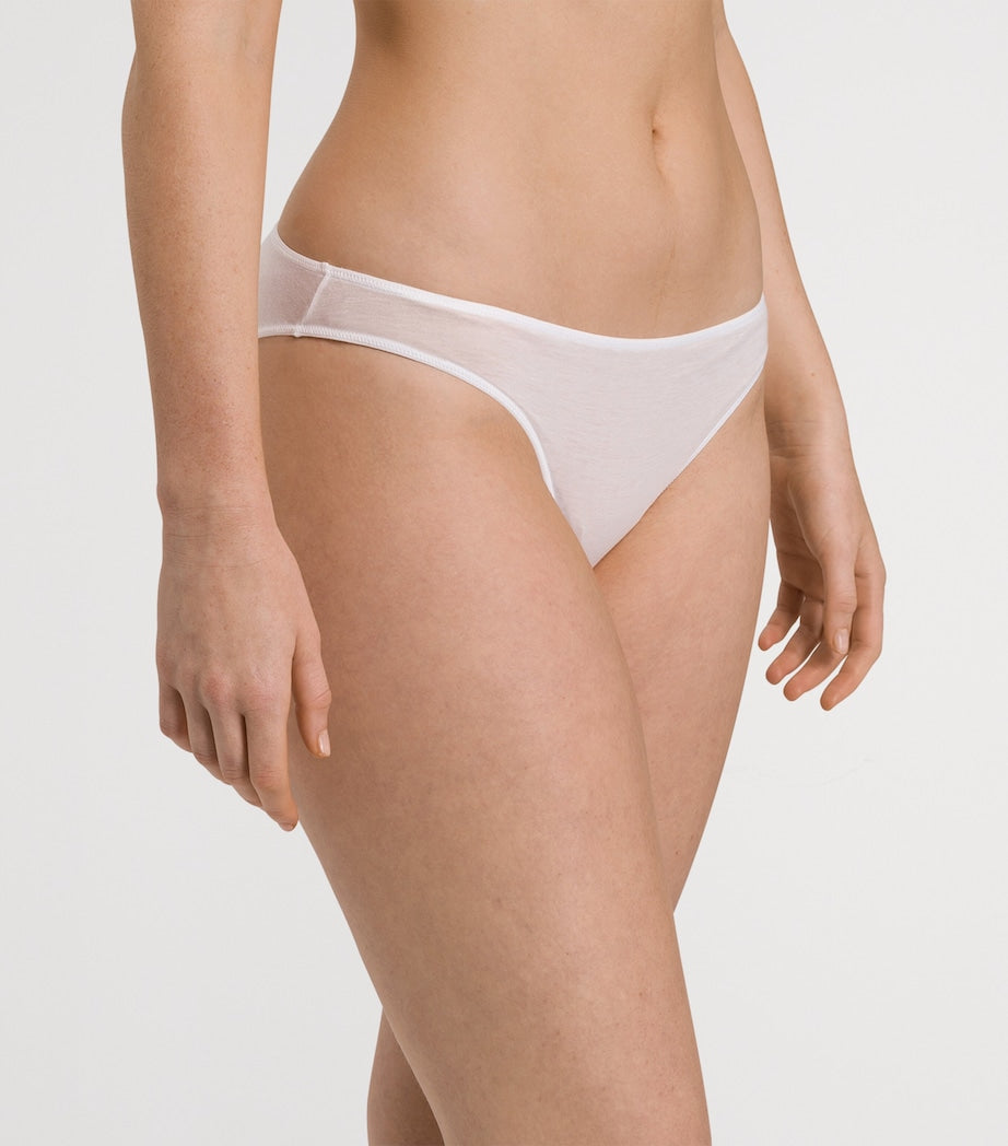 White Cotton Ultralight Mini Briefs