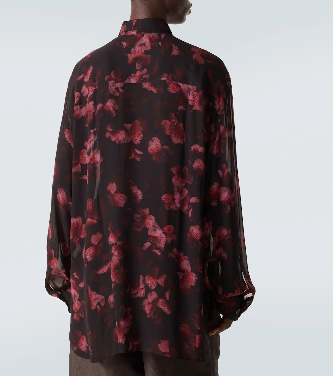 Dries Van Noten - Sheer floral shirt