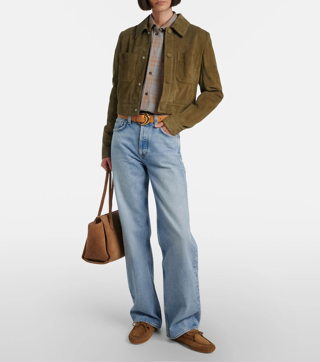 Le Monde Béryl - Driver embroidered suede loafers