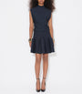 Alaïa Black Wool Dropped-Waist Mini Dress