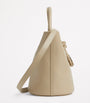 Neutral Small Leather Liberta Bucket Bag