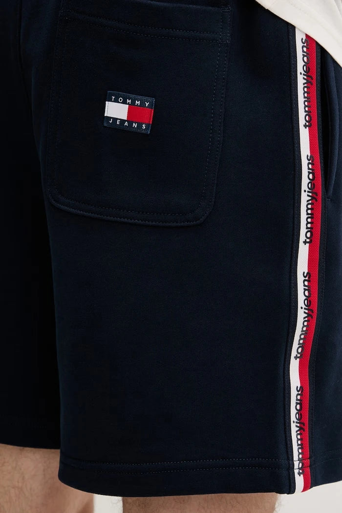 Tommy Jeans Erkek Pamuklu Kısa Eşofman Şortu