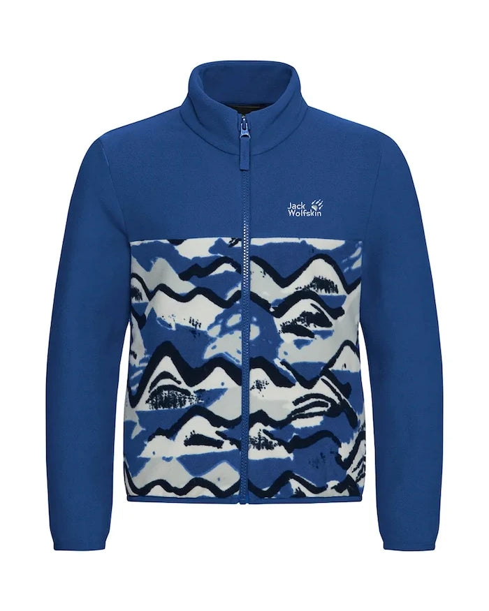 Jack Wolfskin çocuk polar kapüşonlu üst PAW ERA 100 PRINT FZ K