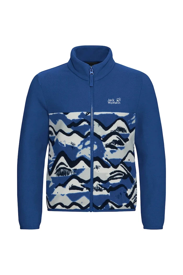 Jack Wolfskin çocuk polar kapüşonlu üst PAW ERA 100 PRINT FZ K