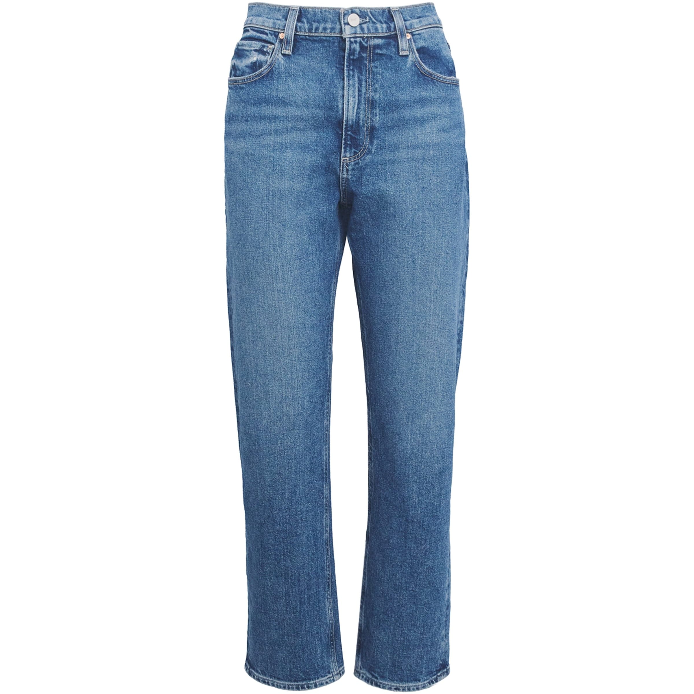 Blue Sawyer Ankle Straight Jeans