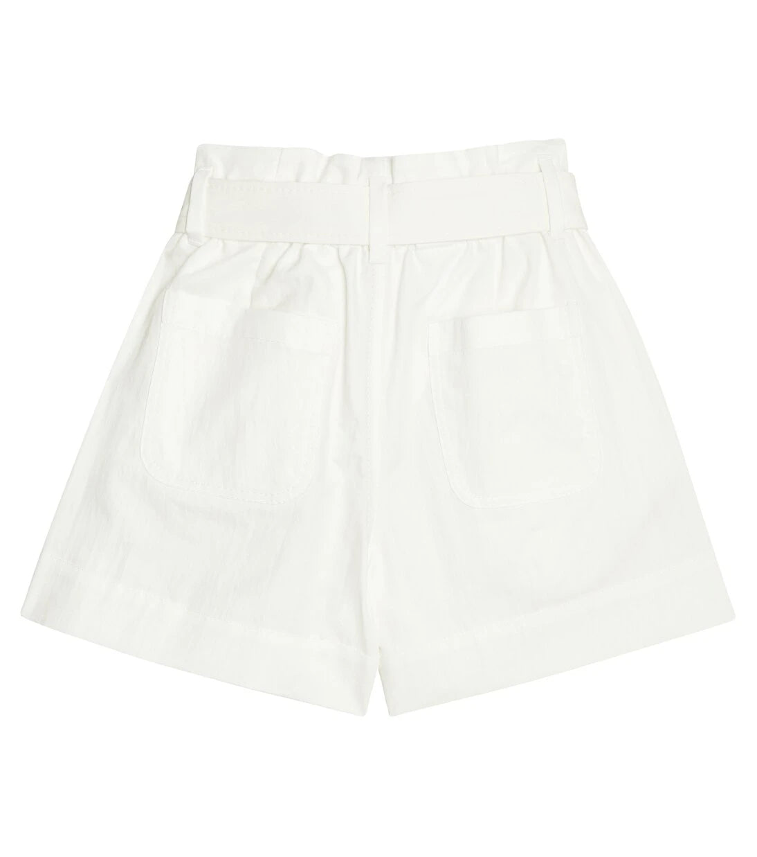 Brunello Cucinelli Kids - Cotton-blend paperbag shorts