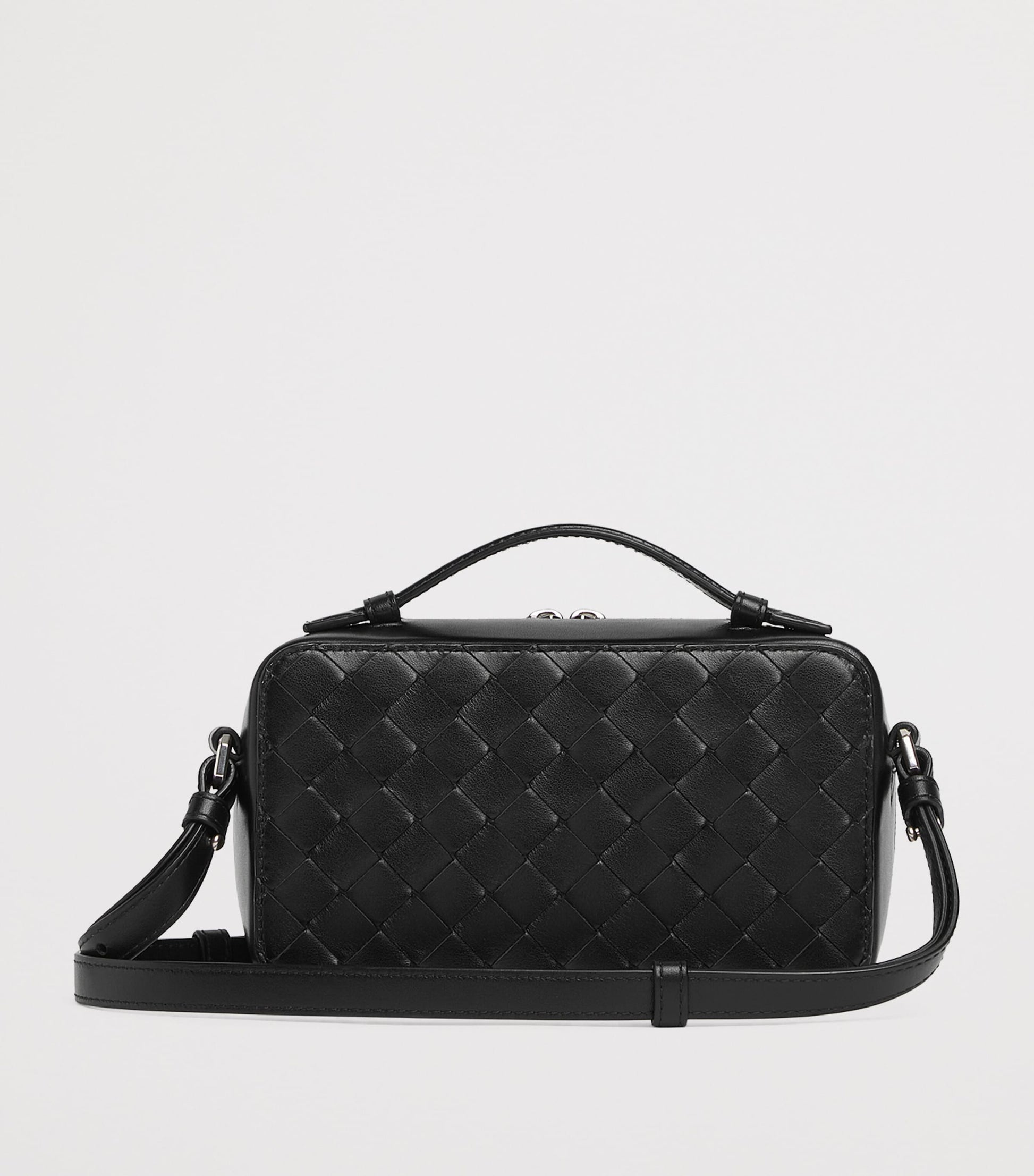 Leather Intrecciato Getaway Phone Pouch